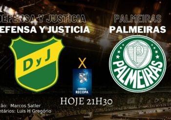 Deu Liga – Defensa y Justicia x Palmeiras (Recopa)