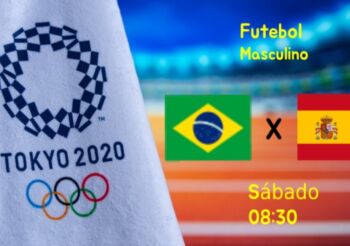 Deu Liga – OLIMPÍADAS AO VIVO – BRASIL 1-1 ESPANHA | FUTEBOL MASCULINO (VALE O OURO)